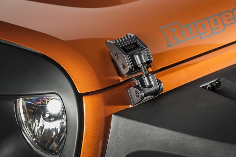 Rugged Ridge 07-18 Jeep Wrangler JK Textured Black Hood Catches thumbnail 3
