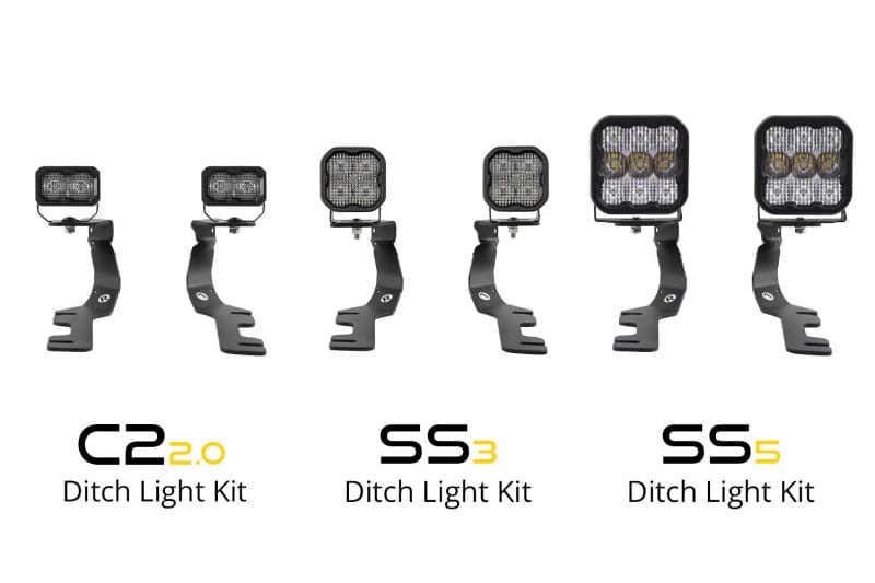 Diode Dynamics Stage Series Ditch Light Kit for 2019-Present Ram SS3 - Yellow Pro Combo thumbnail 2