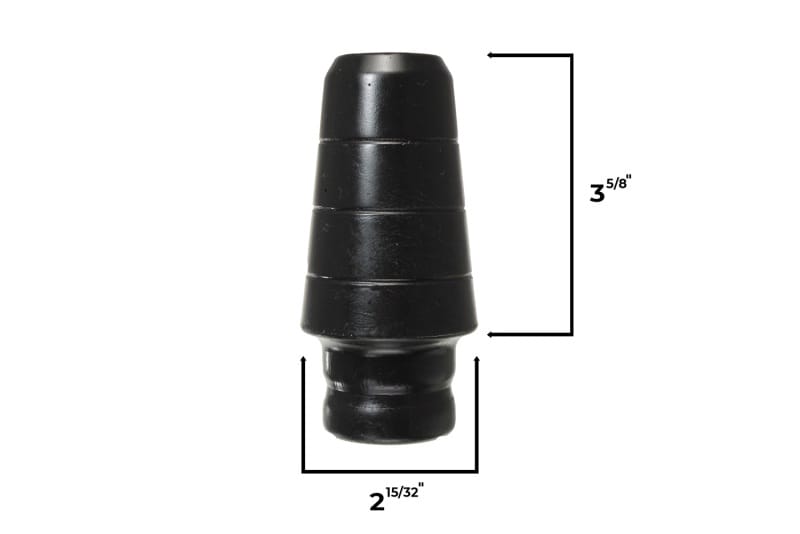 Energy Suspension 97-06 Jeep Wrangler TJ with 1 3/4 in lift Black Front Bump Stop Set (Set of 2) thumbnail 2