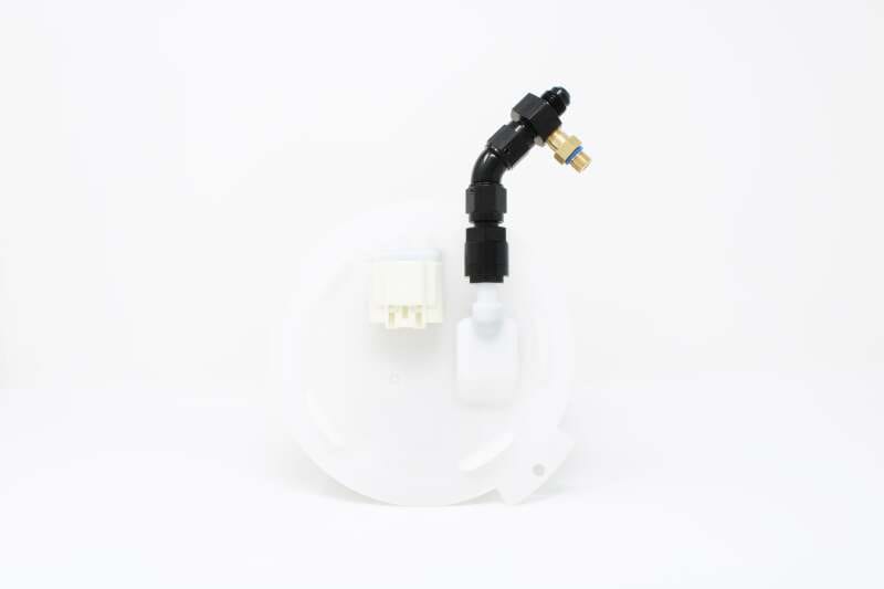 Aeromotive VaporWorx Fuel Module Outlet Kit - 45 Degree 3/8in Female to AN-08 Flare & 1/8in NPT Port thumbnail 2