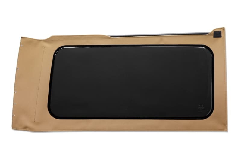 Bestop 18-26 Jeep Wrangler JL Oe JL Replacement Windows (Quarter Right Hand 2-Door Tan Twill Tinted)
