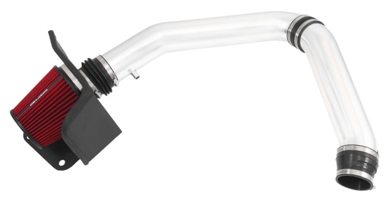 Spectre 11-15 Jeep Grand Cherokee V6-3.6L F/I Air Intake Kit - Polished w/Red Filter thumbnail 4