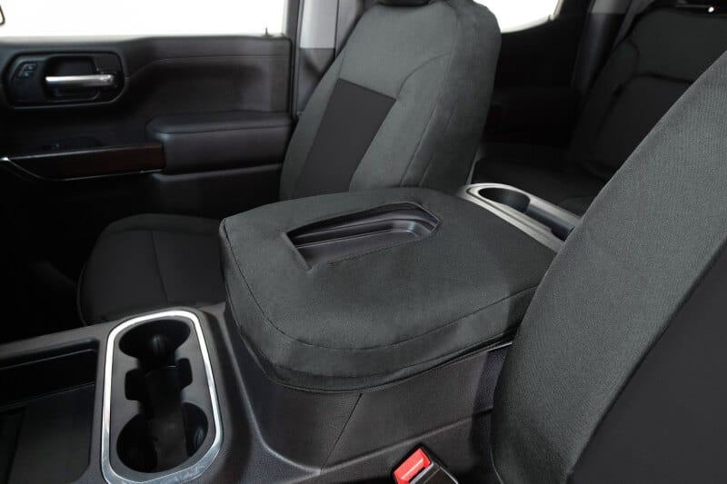 Covercraft 19-24 Dodge Ram 1500 Endura PrecisionFit Custom Second Row Seat Covers - Charcoal/Black - GTD4119ENCB