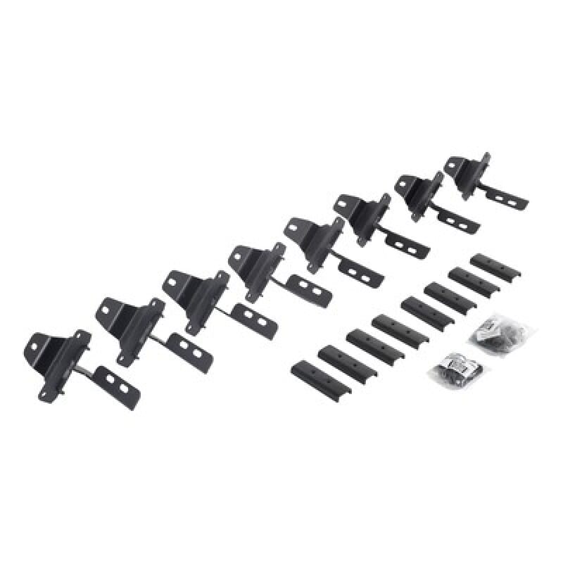 Go Rhino 20-22 Jeep Gladiator JT 4DR Mounting Brackets (V-Series V3/RB10 Slim/RB20 Slim) - Tex. Blk