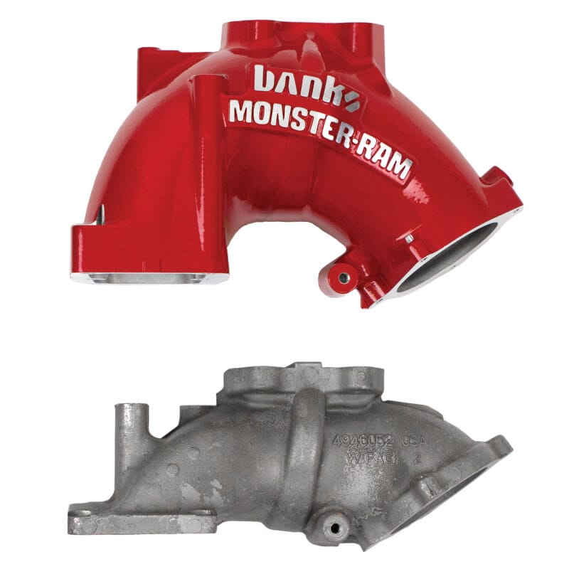 Banks Power 13-18 Ram 6.7L Diesel Monster-Ram Intake System Gen-2 w/Fuel Line - Red w/Heater System thumbnail 3
