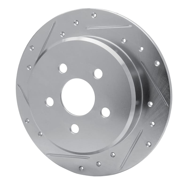 R1 95-03 Chrysler PT Cruiser Rear Left Drilled & Slotted Silver Brake Rotor thumbnail 2