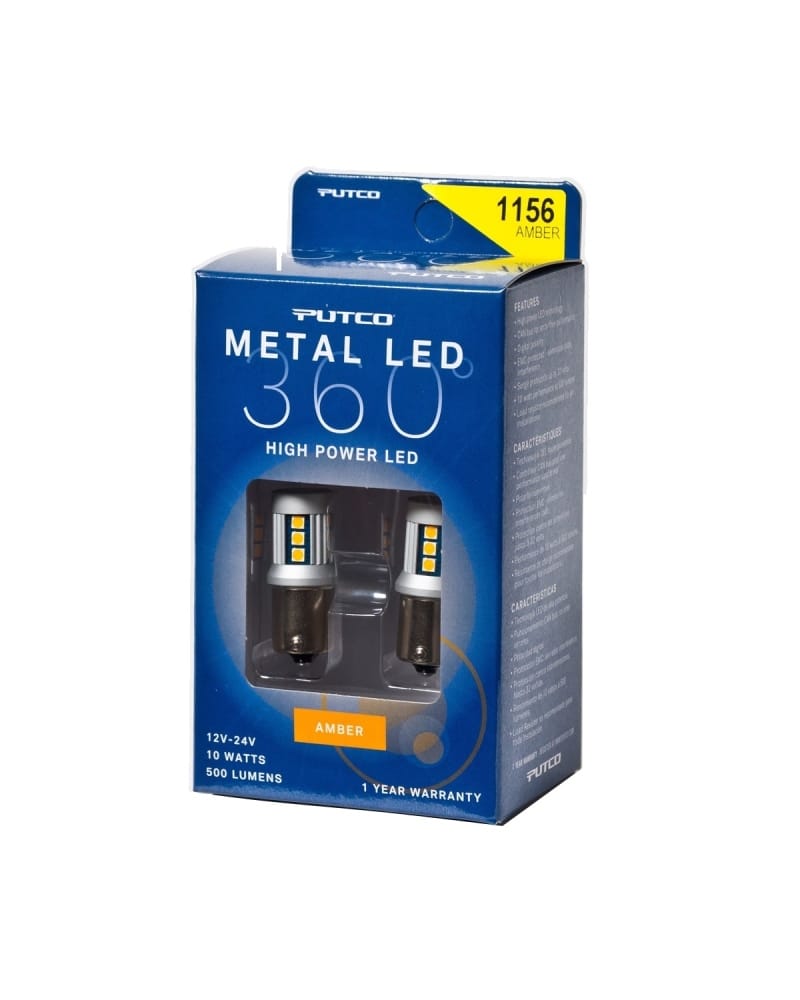 Putco 1156 - Amber Metal 360 LED thumbnail 2