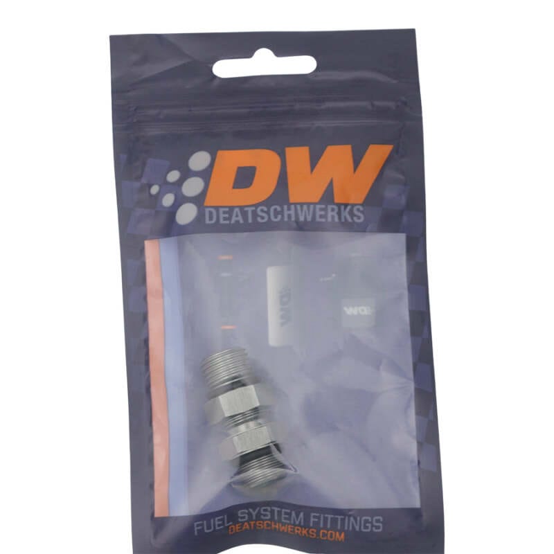 DeatschWerks 6AN ORB Male to 6AN ORB Male Swivel Adapter - Anodized DW Titanium thumbnail 2