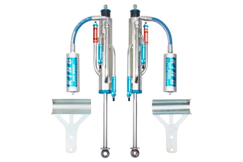 King Shocks 07-18 Jeep Wrangler JK Front 2.5 Dia Hose Remote Bypass Shock 0-2in Lift (Pair) thumbnail 2