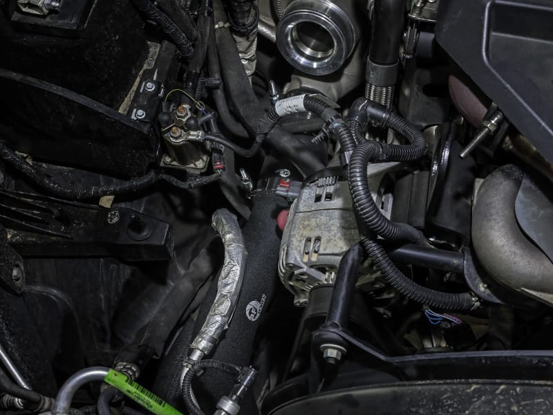aFe BladeRunner Aluminum Hot and Cold Charge Pipe Kit Black RAM Diesel Trucks 19-23 L6-6.7L (td) thumbnail 5