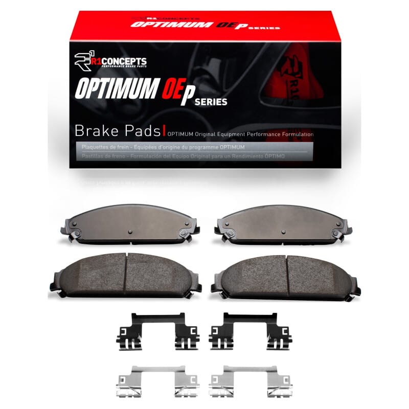R1 2007-2023 Chrysler 300 Front R1 Optimum OE Pads & Hardware Kit