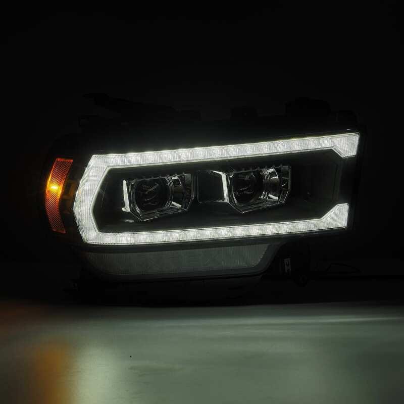 AlphaRex 19-21 Ram 2500 PRO-Series Projector Headlights Plank Style Black w/Activation Light thumbnail 4