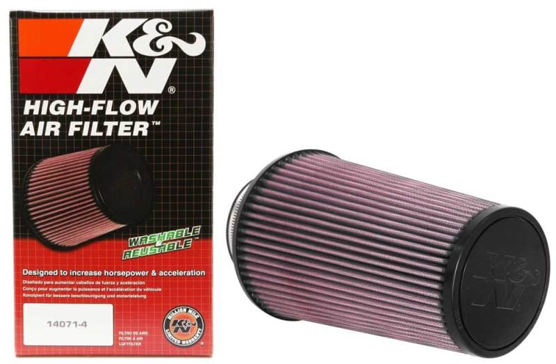 K&N Universal Clamp-On Air Filter 3-1/2in FLG / 6in B / 4-1/2in T / 9in H thumbnail 4