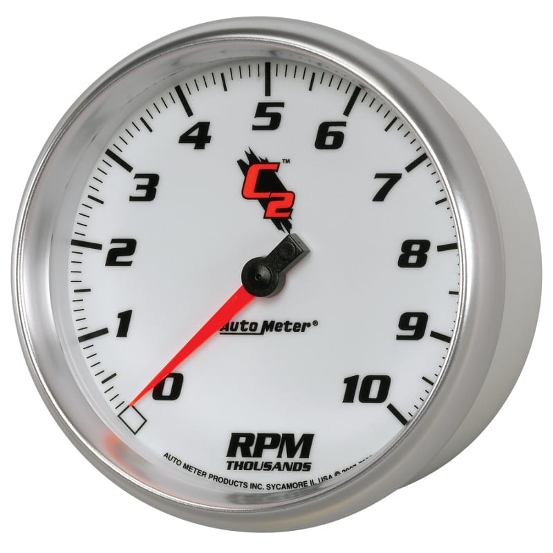 Autometer C2 5 inch 10000 RPM In-Dash Tachometer thumbnail 2