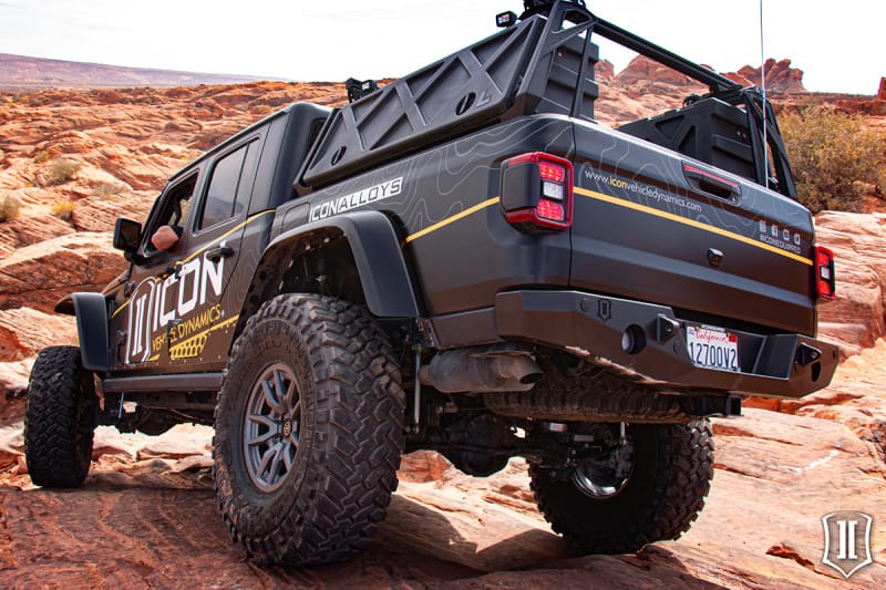 ICON 2020+ Jeep Gladiator JT Pro-Series Rear Bumper thumbnail 3