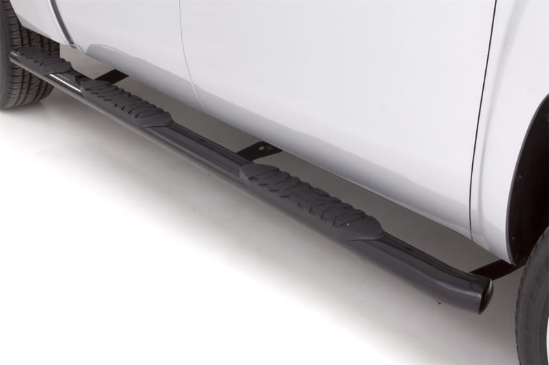 Lund 09-17 Dodge Ram 1500 Quad Cab (6.5ft. Bed) 5in. Oval WTW Steel Nerf Bars - Black thumbnail 2