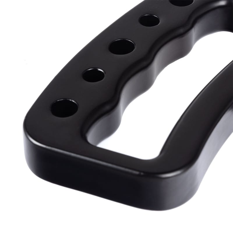 Rugged Ridge Aluminum Grab Handles Front Pair Black 07-18 Jeep Wrangler JK/JKU thumbnail 2
