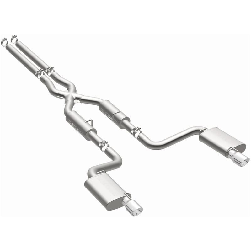 MagnaFlow 11-12 Dodge Charger SRT-8 Hemi Dual Split Rear Exit Stainless Cat-Back Performance Exhaust thumbnail 3