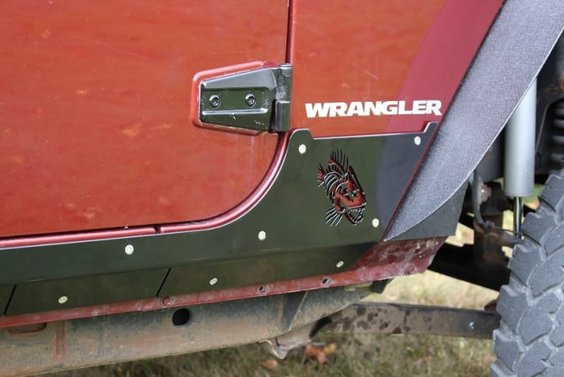 Fishbone Offroad 07-18 Jeep Wrangler JK 4 Door Rocker Guards Scale Armor thumbnail 2
