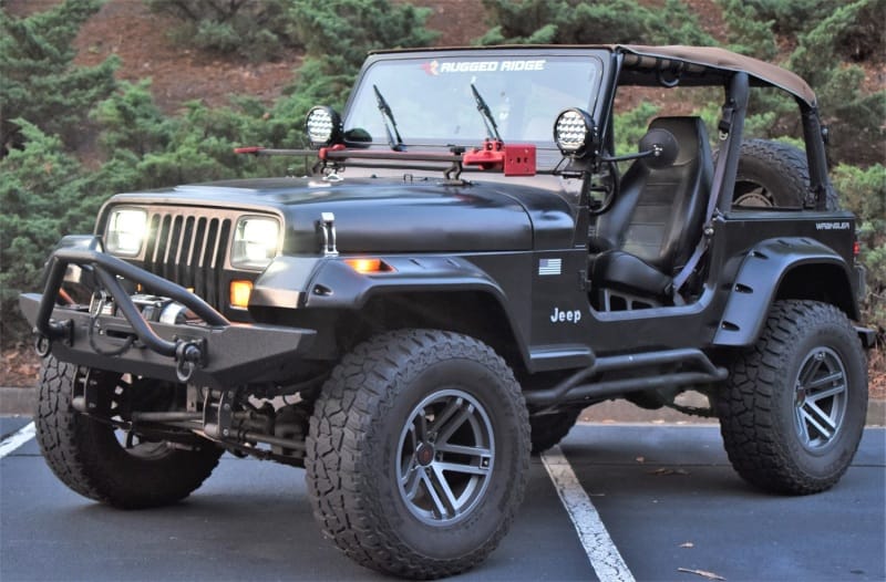 Rugged Ridge 87-95 Jeep Wrangler YJ / 79-01 Cherokee Sealed Beam LED Headlights 4x7in. (1pc) thumbnail 2