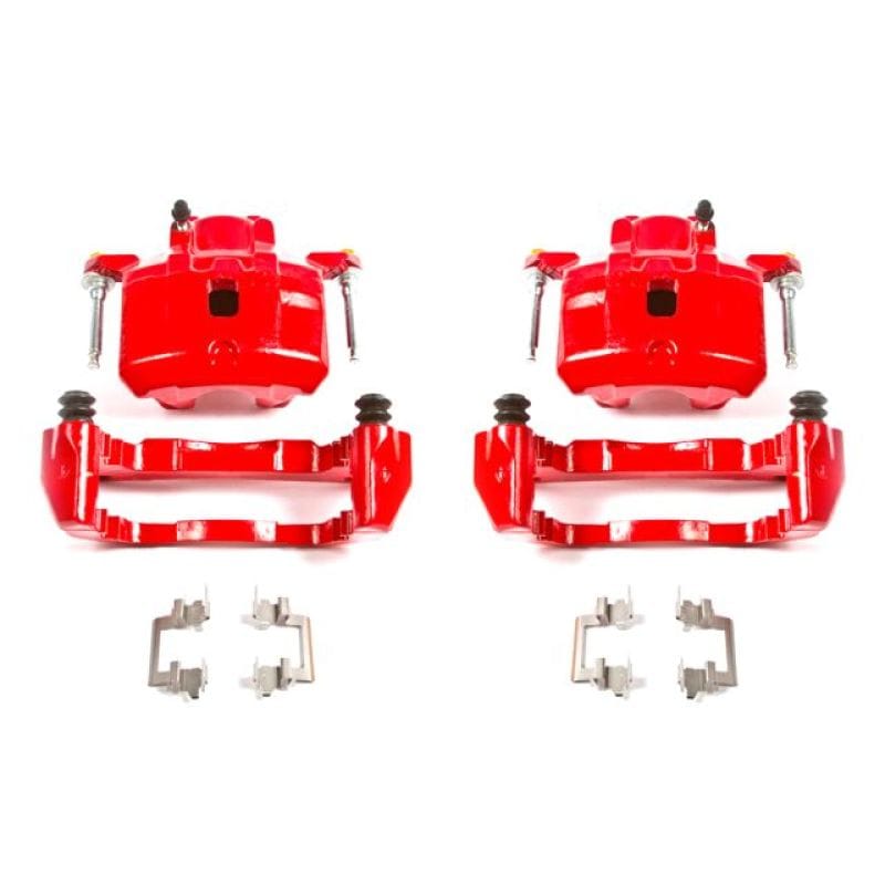Power Stop 01-05 Chrysler Sebring Front Red Calipers w/Brackets - Pair