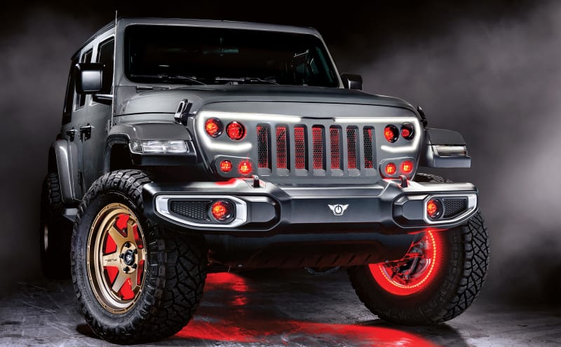 Oracle VECTOR Grille Demon Eye Projector Conversion Kit - ColorSHIFT w/o Controller thumbnail 3