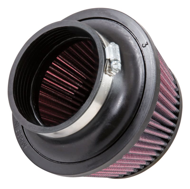 K&N Universal Round Clamp-On Air Filter 3in Flange ID x 6in Base OD x 4.625in Top OD x 3in Height thumbnail 5