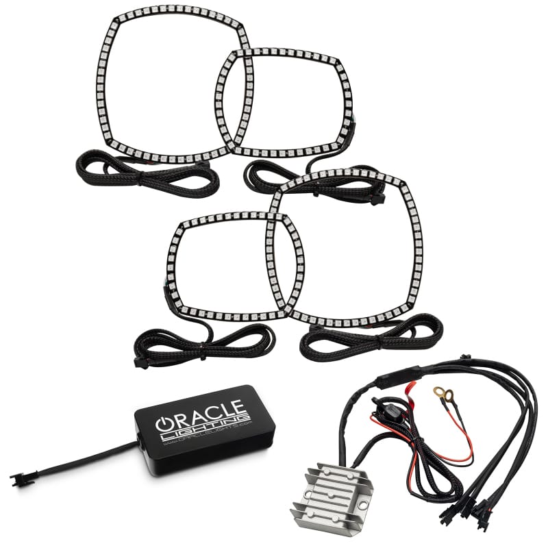 Oracle 11-14 Dodge Charger Dynamic Headlight Halo Kit - ColorSHIFT - Dynamic