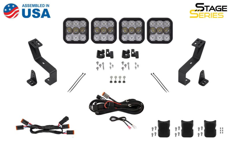 Diode Dynamics Stage Series Grille Bracket Kit for 2019-Present Ram thumbnail 4