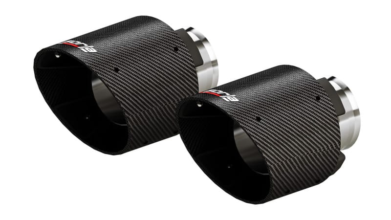 Borla 15-24 Dodge Charger V8 / 2023 Chrysler 300C T-304 SS Tips 5in Outlet - Carbon / Black Anodized thumbnail 2