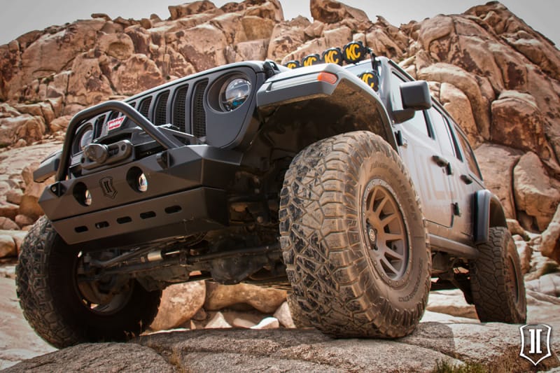 ICON 2018+ Jeep Wrangler JL / 2020+ JT Front Pro-Series Bumper Skid thumbnail 3