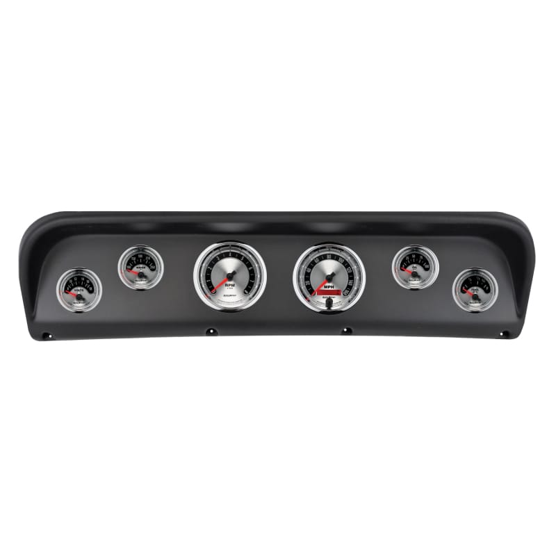 Autometer American Muscle Direct Fit Dash Kit 67-72 Ford F100 (2 x 3-3/8in. / 4 x 2-1/16in.)