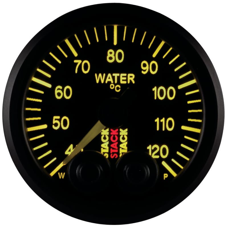 Autometer Stack 52mm 40-120 Deg C 1/8in NPTF Male Pro-Control Water Temp Gauge - Black thumbnail 9
