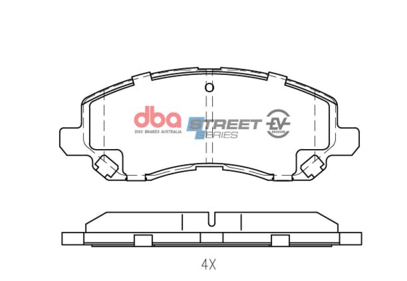 DBA 11-14 Chrysler 200 Front Street Series Brake Pads thumbnail 2