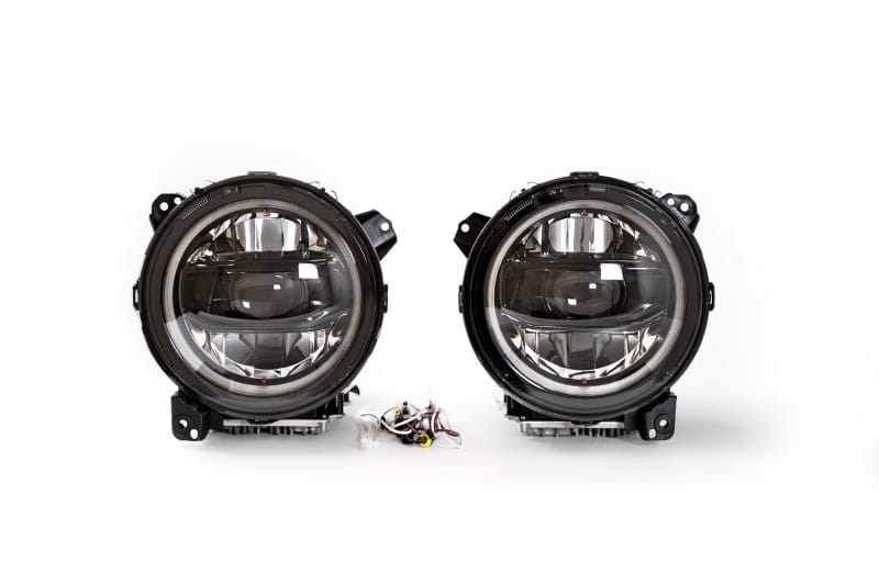 DV8 Offroad 18-22 Jeep Gladiator Wrangler LED Projector Headlights thumbnail 2