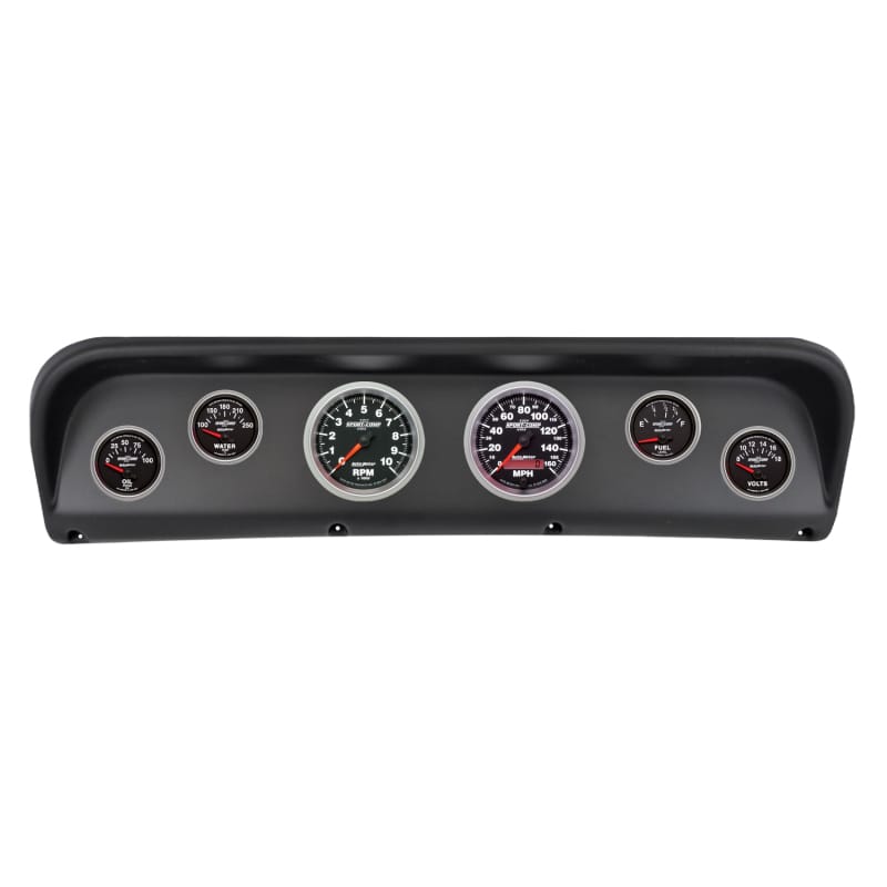 Autometer Sport-Comp II Direct Fit Dash Kit 67-72 Ford F100 (2 x 3-3/8in. / 4 x 2-1/16in.)