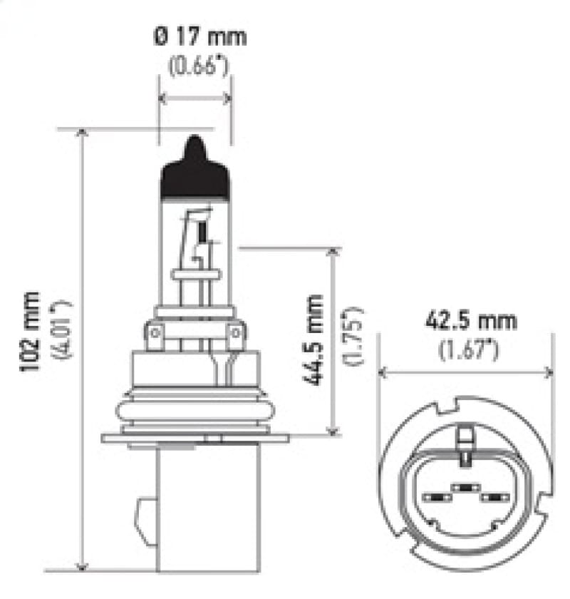 Hella Bulb Hb5 9007 12V 65/55W Xen Ylw thumbnail 3