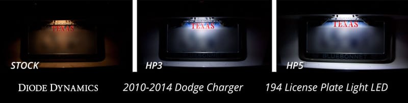 Diode Dynamics 194 LED Bulb HP3 LED Natural - White Short (Single)