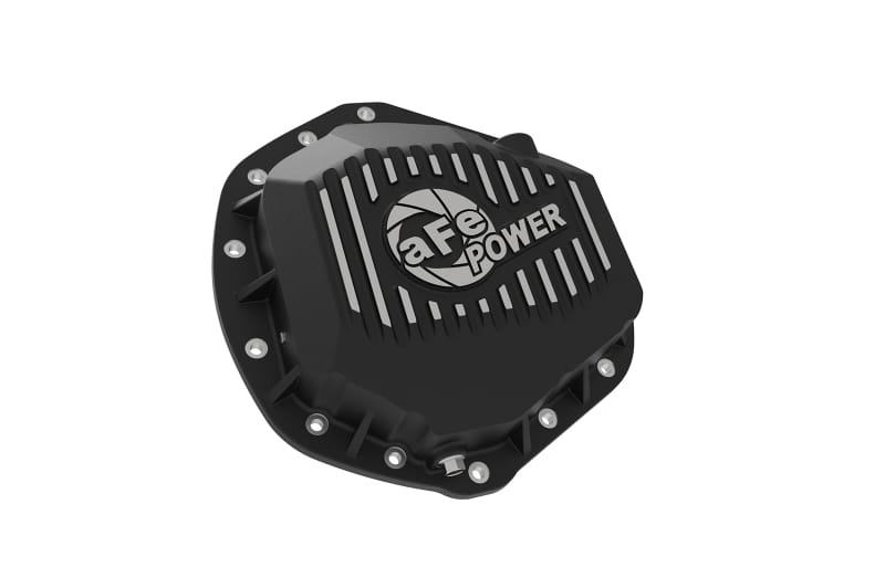aFe Power Pro Series Rear Differential Cover Black w/ Machined Fins 14-18 Dodge Trucks 2500/3500 thumbnail 2