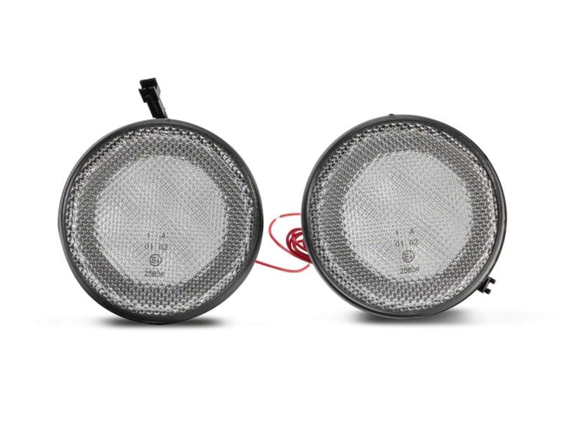 Raxiom 07-18 Jeep Wrangler JK Axial Series LED Turn Signals w/ Halo- Clear thumbnail 2