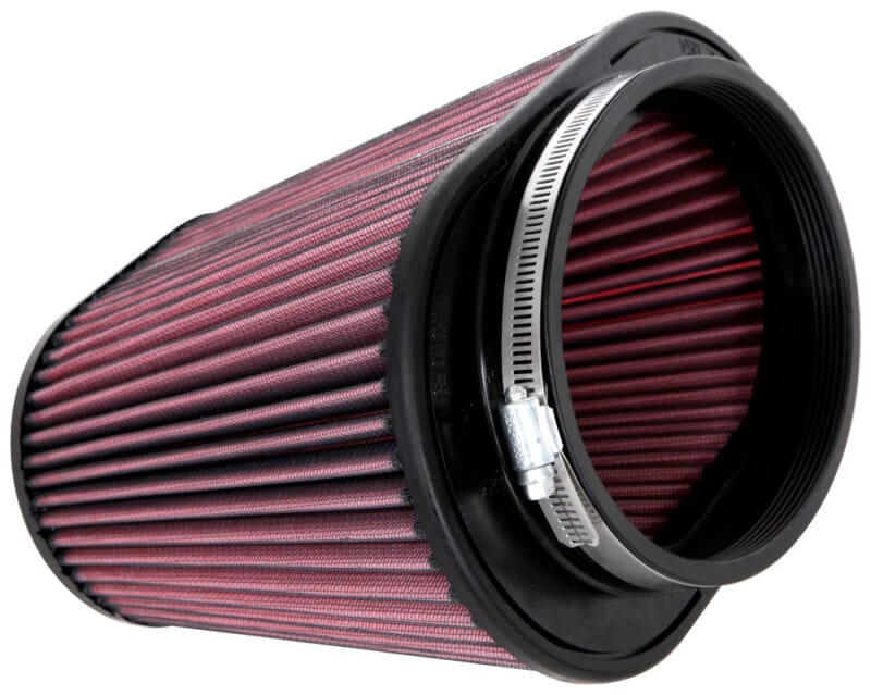 K&N Universal Clamp-On Air Filter 7in x 5-3/16in Flange 10in x 6-1/4in B 6-3/4in x 4-1/2in T 8in H thumbnail 2