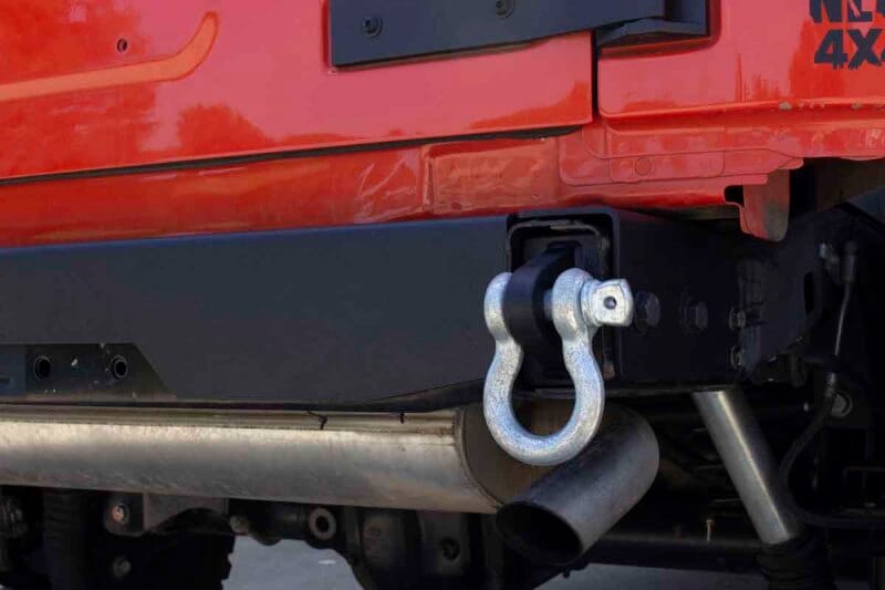 Fishbone Offroad 07-18 JK Wrangler Rubicon and Unlimited Jeep JK Rear D-Ring Frame Mounts thumbnail 4