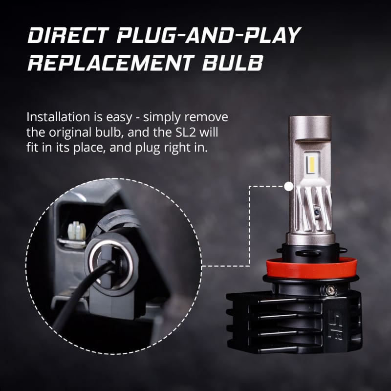 Diode Dynamics 9005/9011/H10 White SL2 LED Bulbs (pair) thumbnail 6