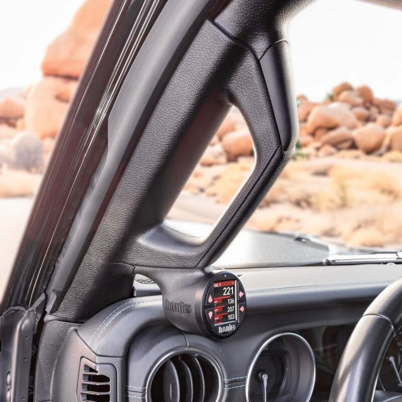 Banks Power 2018-2023 Jeep Gauge Pod Kit - Single Gauge - Lower Mount thumbnail 5