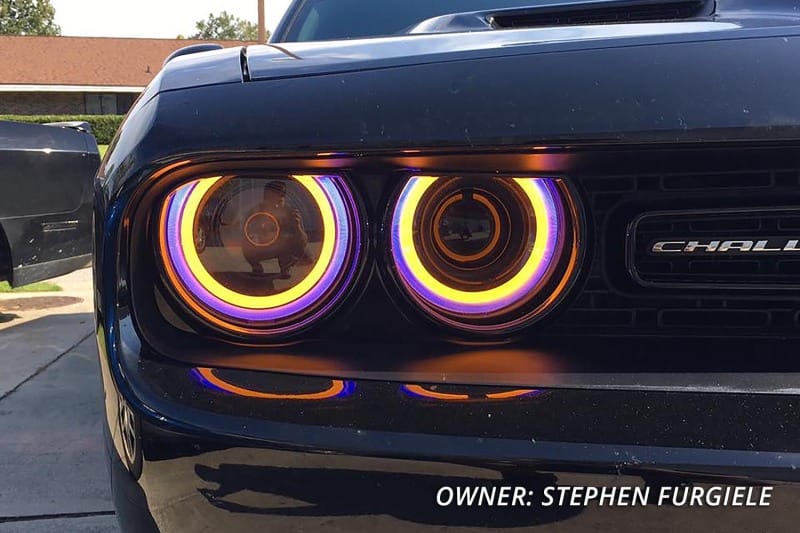 Diode Dynamics Halo Lights LED 120mm - Red Four thumbnail 2
