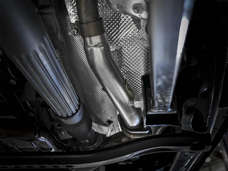 aFe Twisted Steel 2in Stainless Steel Loop Delete Down-Pipe 2018+ Jeep Wrangler (JL) V6 3.6L thumbnail 3