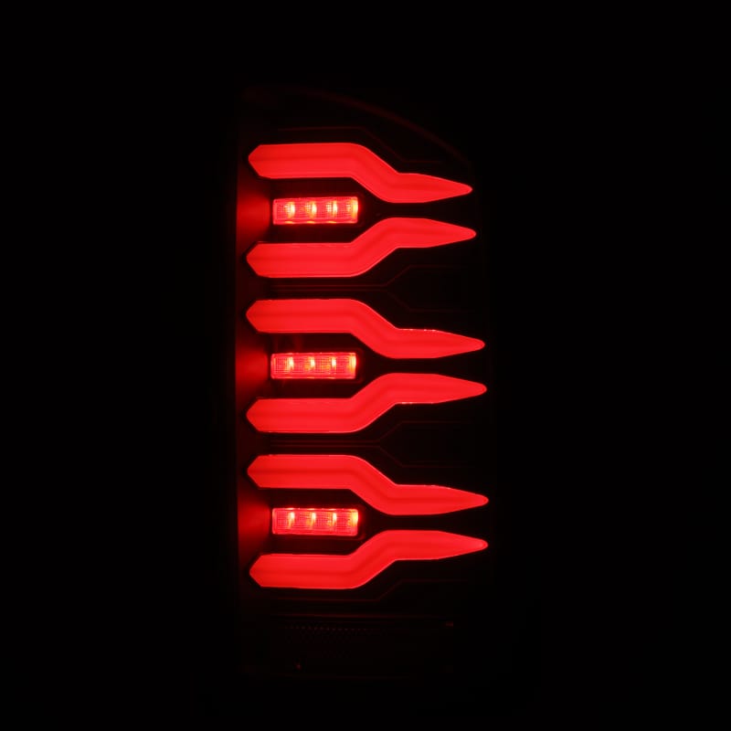AlphaRex 02-06 Dodge Ram 1500/03-06 Dodge Ram 2500+3500 Luxx-Series LED Tail Lights (Pair) Black thumbnail 4