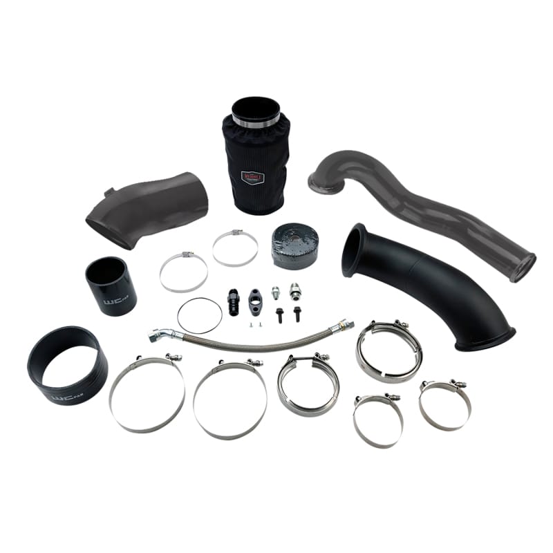 Wehrli 2004.5-07 Cummins 5.9L S400 High Mount Turbo 2nd Gen Swap Kit - Cat Yellow