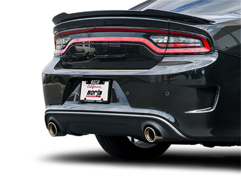 Borla 15-16 Dodge Charger Hellcat 6.2L V8 ATAK Catback Exhaust w/ Valves No Tips Factory Valance thumbnail 2