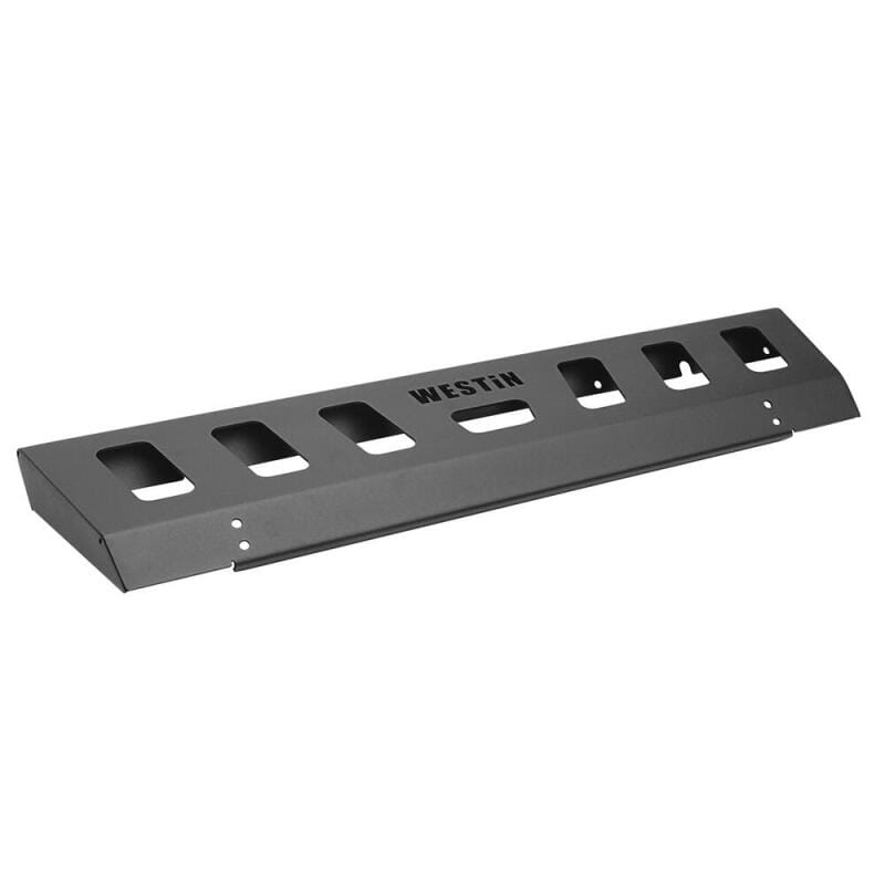 Westin 18-19 Jeep Wrangler JL Front Bumper Skid Plate - Textured Black thumbnail 2